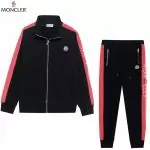 pas cher moncler jogging homme sport zipper shoulder logo